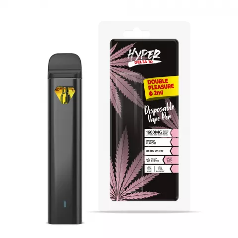 Berry White Vape – Delta 10 THC – Disposable – Hyper – 1600mg
