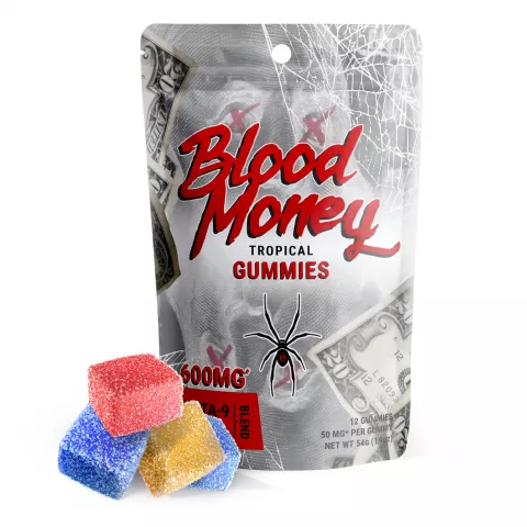 Blood Money Tropical Gummies – Delta 9, HHC Blend – Pure Blanco – 600MG