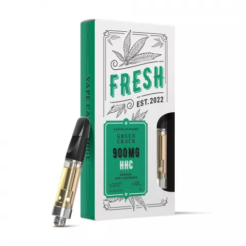 Green Crack Vape Cartridge – HHC – Fresh – 900MG