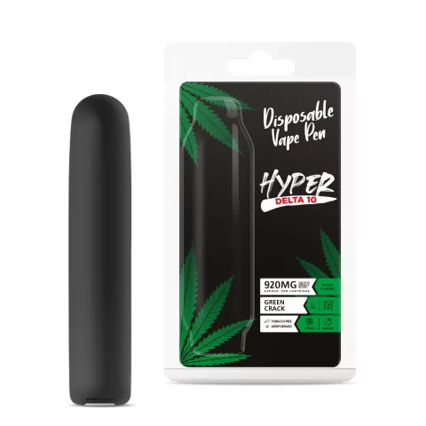 Green Crack Vape Pen – Delta 10 THC – Disposable – Hyper – 920mg