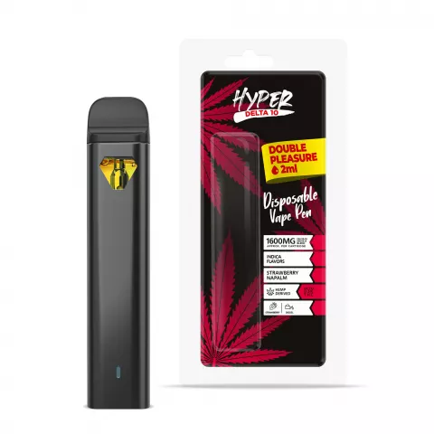 Hyper Delta-10 Disposable Vape Pen – Strawberry Napalm – 1600MG