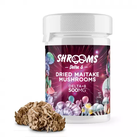 Shrooms Delta-8 THC Mushrooms – Dried Maitake – 500MG