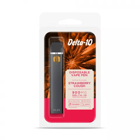Strawberry Cough Vape Pen – Delta 10 – Disposable – Buzz – 900mg