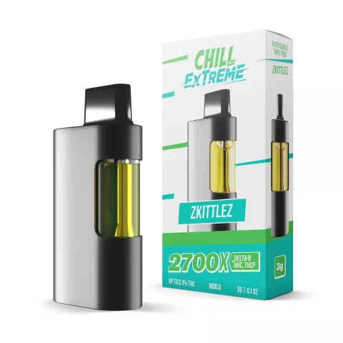 Chill Plus – Zkittlez Disposable – Delta 8 Blend – 2700MG